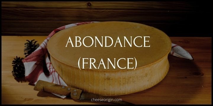 Abondance (FRANCE) - Cheese Origin